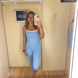 Blue Women's Activewear Set